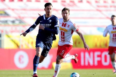 Regensburg nur mit Remis gegen Karlsruhe