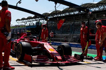Carlos Sainz - Ferrari - Formel 1 - GP Ungarn - Budapest - Freitag - 30. Juli 2021