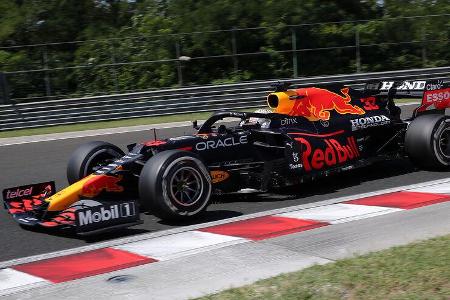 Max Verstappen - Red Bull - Formel 1 - GP Ungarn - Budapest - Freitag - 30. Juli 2021