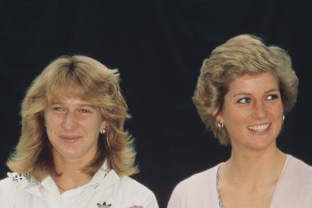 Bei einem Tennisturnier im legendären 