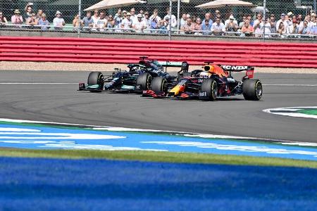 Max Verstappen - Lewis Hamilton - GP England 2021 - Silverstone