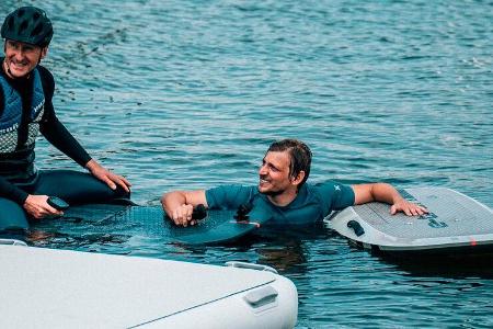 VW-Chef Herbert Diess Audi e-tron foil