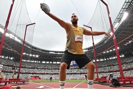 Rio-Dritter Jasinski zittert sich ins Diskus-Finale