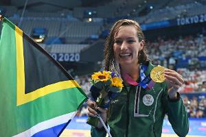 Gesichter Olympias: Tatjana Schoenmaker (Südafrika) - Müde zum Weltrekord