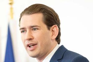 Sebastian Kurz bei einem Auftritt in Wien.