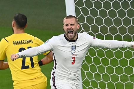 Nach 116 Sekunden: Engländer Shaw schießt schnellstes EM-Finaltor