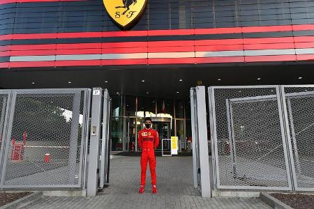 Charles Leclerc - Ferrari-Showrun - Maranello - 2020