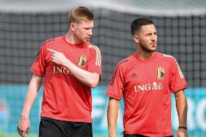 Belgiens "Spiel gegen die Zeit" mit De Bruyne und Hazard