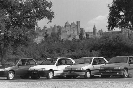 Peugeot 106 Modellprogramm (1991)