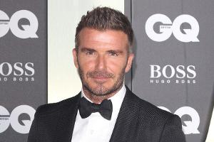 Dieser Look ist passé: David Beckham trägt die Haare nun platinblond.