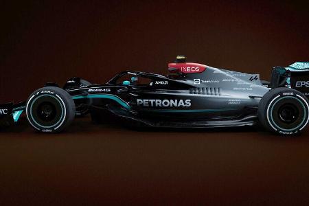 Mercedes - F1-Auto 2022 - Team-Lackierung