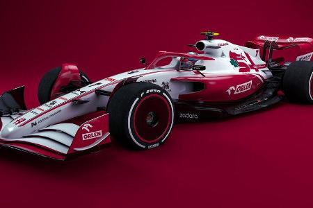 Alfa Romeo - F1-Auto 2022 - Team-Lackierung