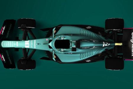 Aston Martin - F1-Auto 2022 - Team-Lackierung