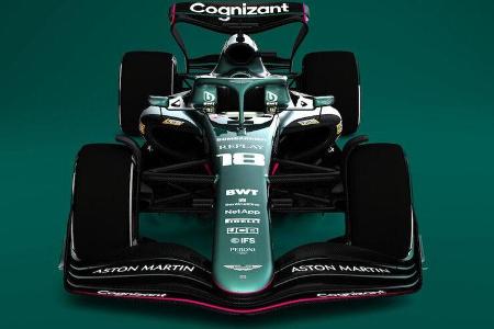 Aston Martin - F1-Auto 2022 - Team-Lackierung