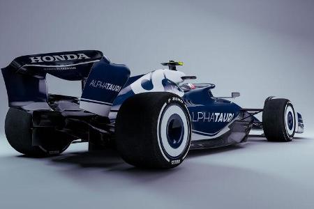 Alpha Tauri - F1-Auto 2022 - Team-Lackierung