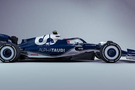 Alpha Tauri - F1-Auto 2022 - Team-Lackierung