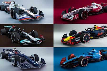F1-Autos 2022 - Collage
