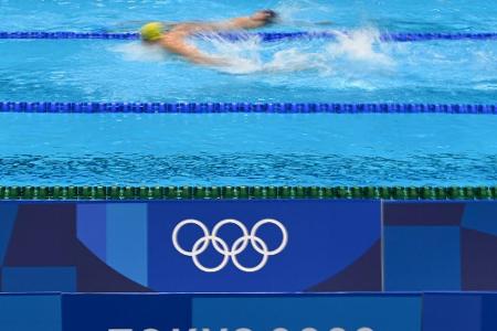 Nach Training in Olympia-Becken: 