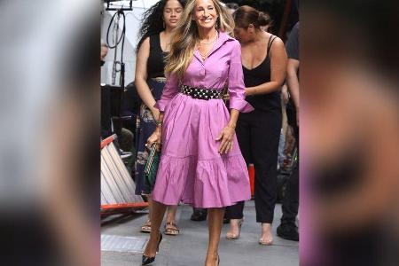 Sarah Jessica Parker beim Dreh von 