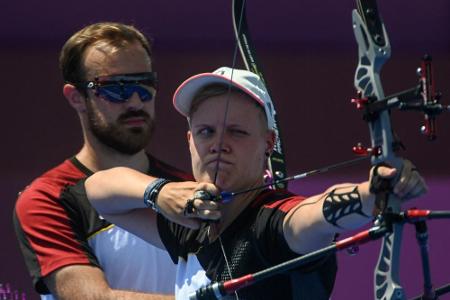 Deutsche Bogenschützen scheitern im Mixed-Achtelfinale