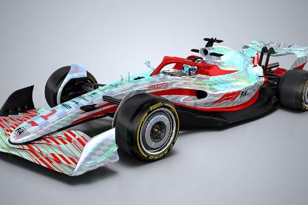 Formel 1 - Auto - 2022 - 1:1-Modell - GP England - Silverstone