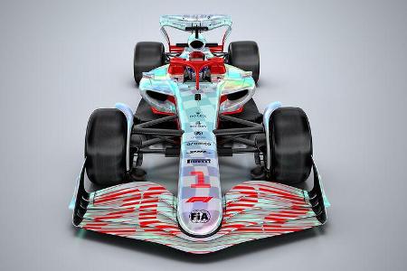 Formel 1 - Auto - 2022 - 1:1-Modell - GP England - Silverstone