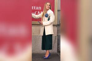 Sarah Jessica Parker mit ihren ikonischen Manolo-Blahnik-Pumps aus "Sex and the City"