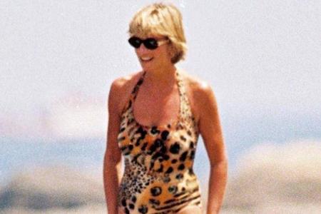 Und im Leoparden-Badeanzug in St. Tropez.