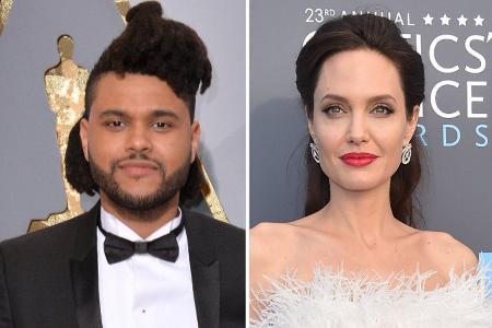 The Weeknd und Angelina Jolie sollen ein Date gehabt haben.