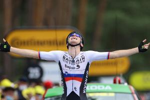 Mohoric gewinnt 7. Tour-de-France-Etappe