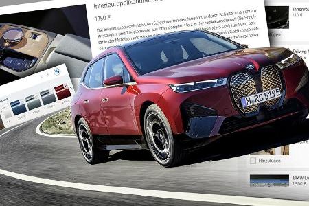 BMW iX Konfigurator xDrive 50 Sport Vollausstattung