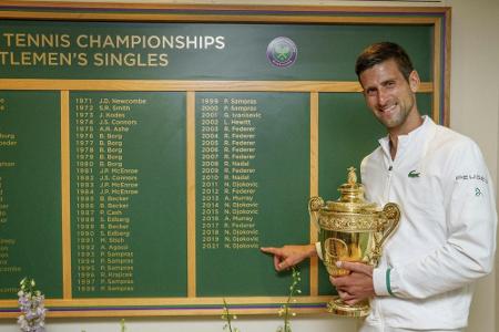 Djokovic nach historischem Wimbledonsieg selbstbewusst: 