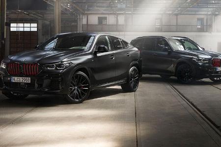 BMW X5 X6 X7 Sondermodelle Frozen Black Vermillion