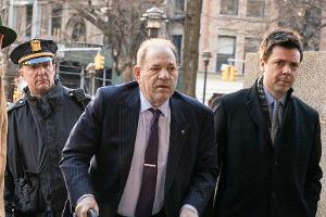 Harvey Weinstein bei seinem Prozess in New York.