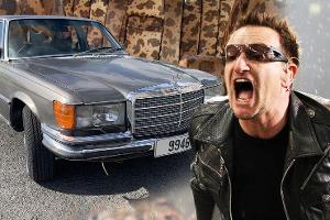 Bono U2 Mercedes W 123 Auktion