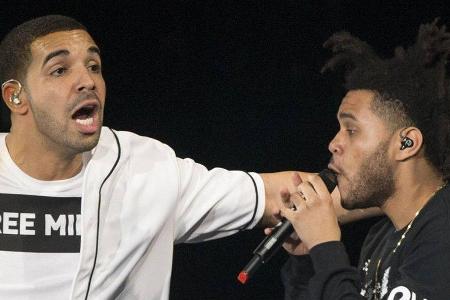 Drake und The Weeknd sind kanadische Superstars.