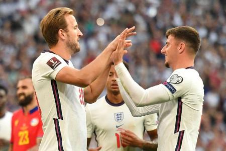 Fünftes Spiel, fünfter Sieg: England gewinnt mühelos gegen Andorra