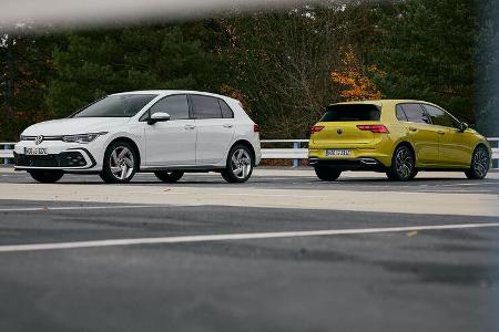 VW Golf eHybrid und GTE, ams 0221 Vergleich