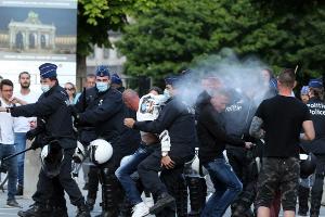 Frankfurt: Ausschreitungen vor Europa-League-Spiel in Antwerpen