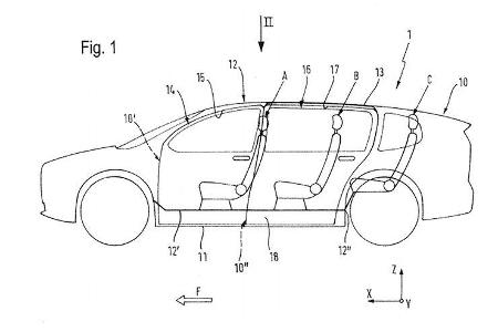 BMW X7 Tür-Patent