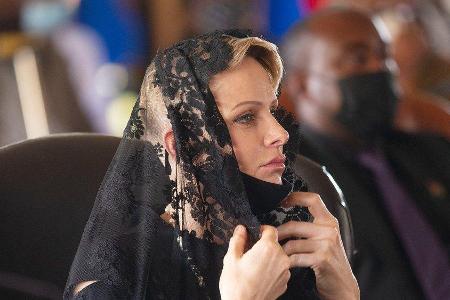 Charlène von Monaco im März 2021, bereits in Südafrika.