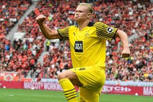 Spektakel in Leverkusen: Haaland rettet Dortmund an Roses Geburtstag