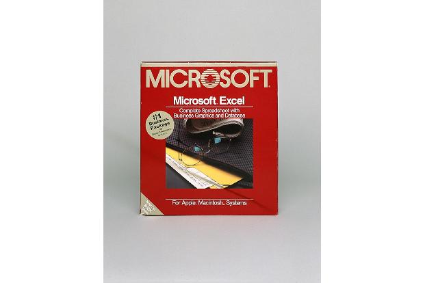 Excel 1.0 für Mac - Im Januar 1985 erscheinen Word 2.0 für DOS und Microsoft Word 1.0 für Macintosh. Excel 1.0 für Macintosh...