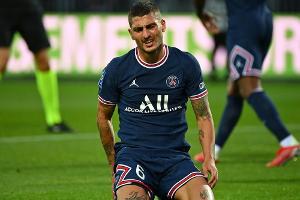 Knieprellung: Verratti fehlt PSG in Brügge