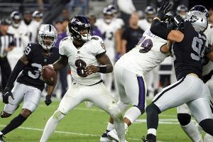 NFL: Ravens verlieren Thriller bei Raiders