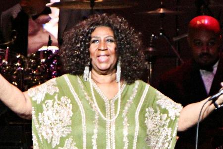 Aretha Franklin während eines Auftritts in Atlanta.