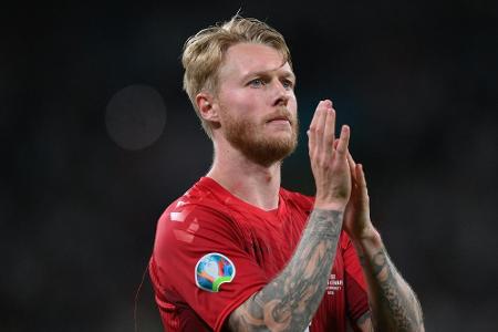 Dänen-Kapitän Kjaer: Eriksens Zusammenbruch 