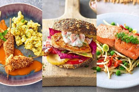 All diese Gerichte dauern in der Zubereitung nicht mehr als zehn Minuten