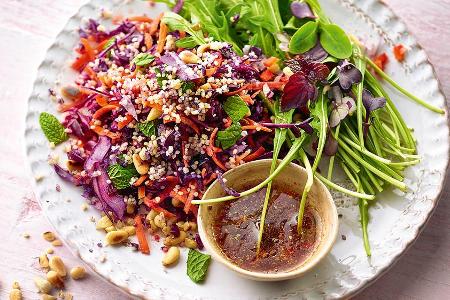 Leicht und lecker: Couscous mit ganz verschiedenen Gemüsesorten