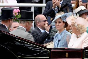 William, Charles, Kate und Camilla (v.l.) 2019 beim Pferderennen in Ascot.